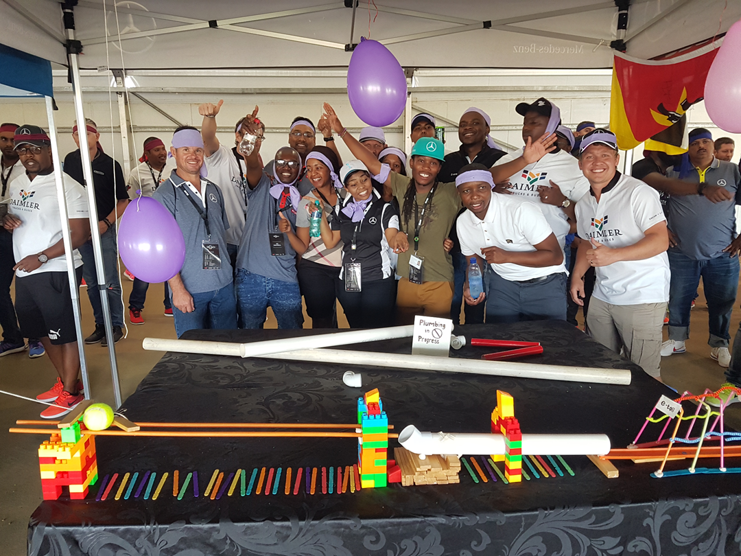 Group photo of team building